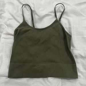 Green crop top from Bozzolo